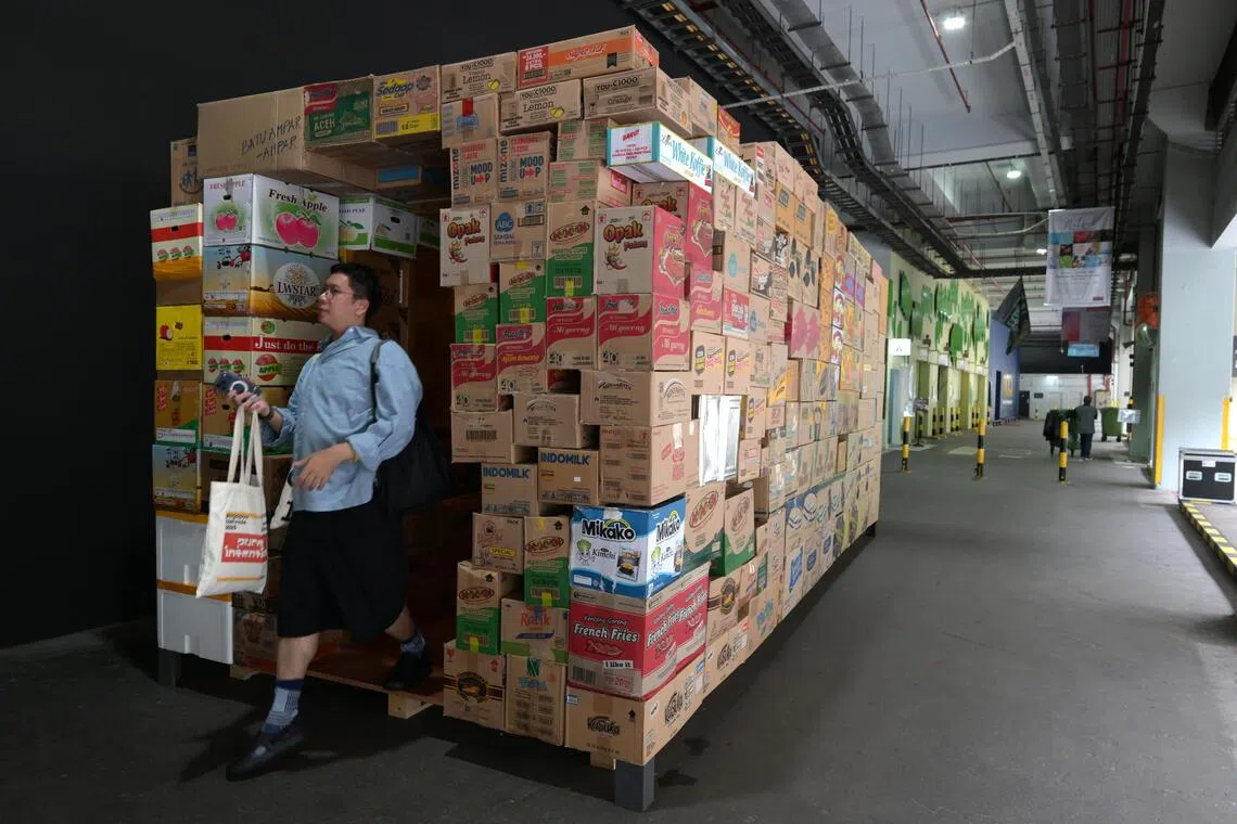 shbiennale29/ST20251027_202543000546/Ng Sor Luan/Media preview of Singapore Biennale 2025 on Oct 27, 2025. 