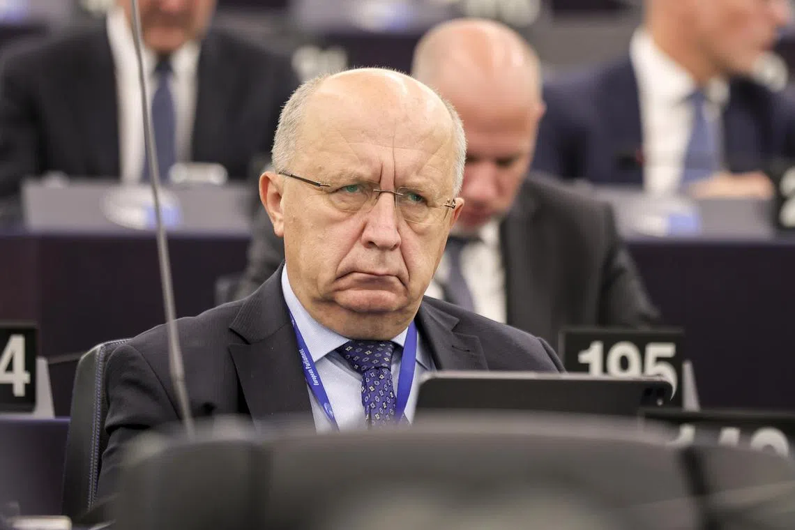 The mission of EU defence commissioner Andrius Kubilius is to boost the bloc's arms industry, by getting EU countries to spend more on European weapons.