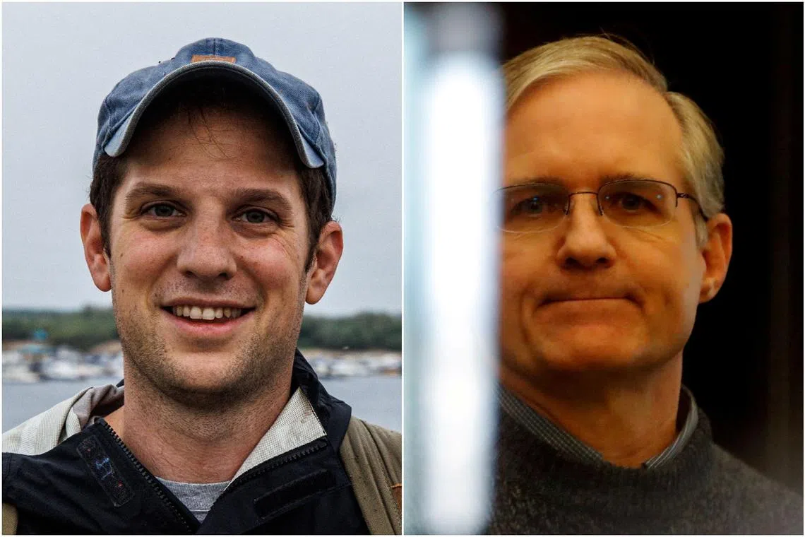 The US hostage envoy pledged to bring home reporter Evan Gershkovich (left) and ex-Marine Paul Whelan.