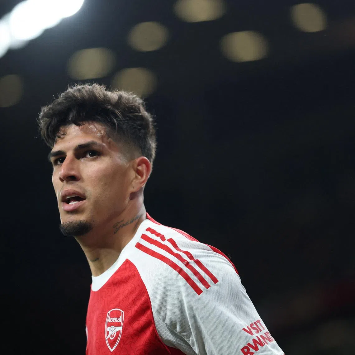 Soccer Football - UEFA Champions League - Quarter Final - Second Leg - Arsenal v Sporting CP - Emirates Stadium, London, Britain - April 15, 2026 Arsenal's Piero Hincapie REUTERS/Hannah Mckay