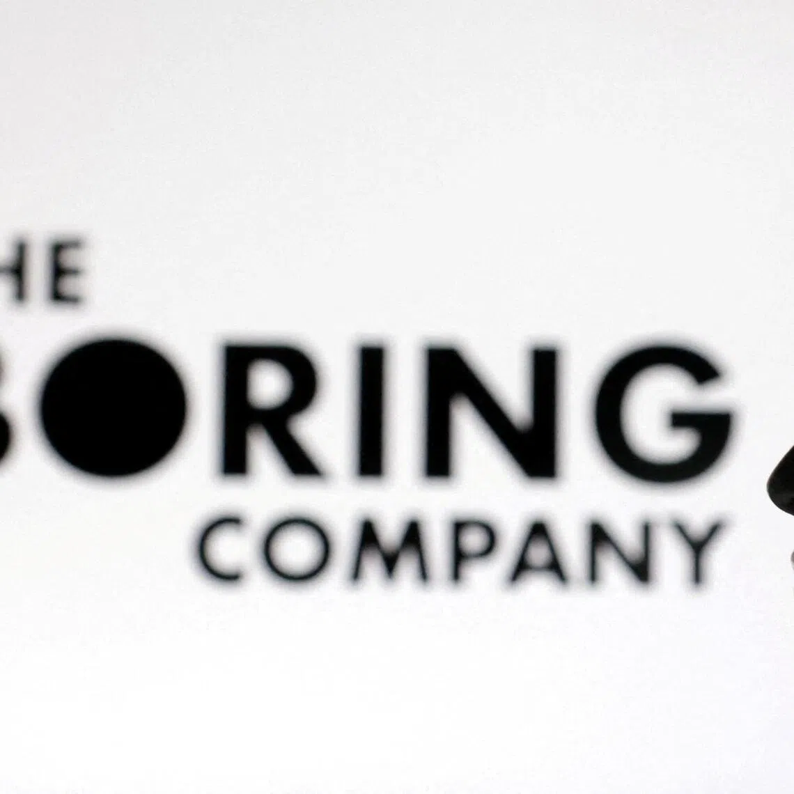 A 3D-printed miniature model of Elon Musk and a The Boring Company logo are seen in this illustration taken January 23, 2025. REUTERS/Dado Ruvic/Illustration