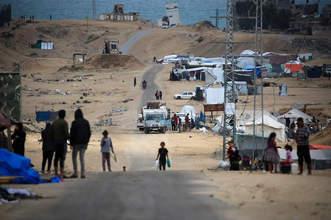 In the Gaza Strip, 1.7 million Palestinians were internally displaced by the end of 2023, with 3.4 million new movements.