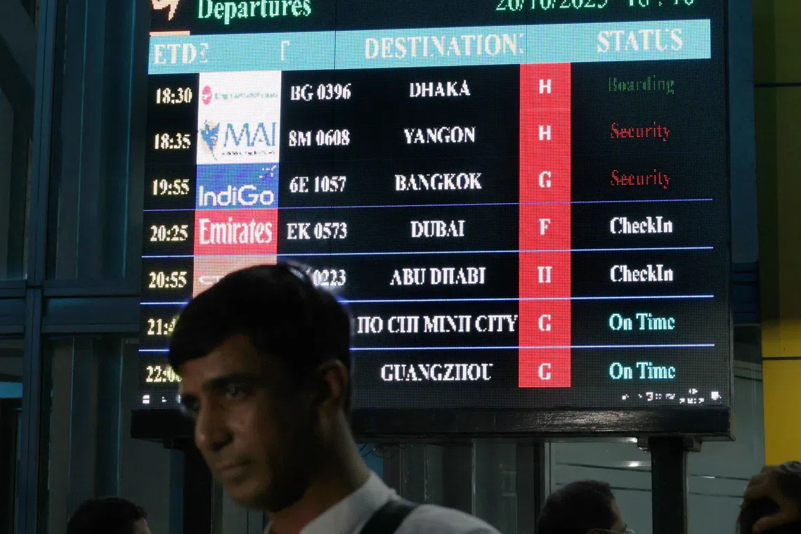 The flight took off from Kolkata’s Subhash Chandra Bose International Airport in eastern India at 10:00 pm (1630 GMT) for Guangzhou.