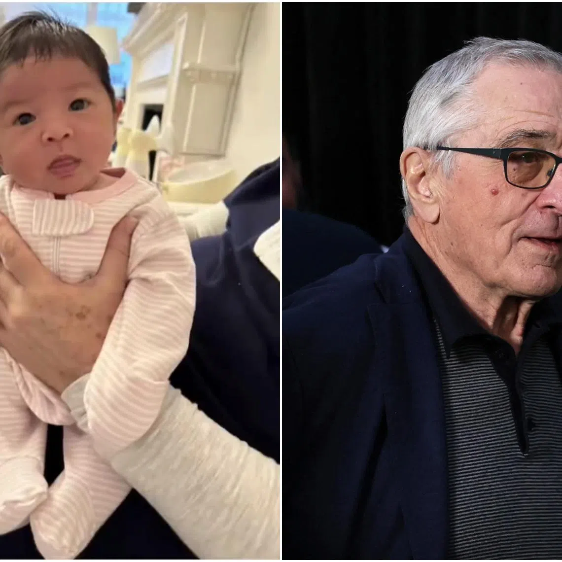 Gia Virginia Chen-De Niro, daughter of American actor Robert De Niro and his rumoured girlfriend Tiffany Chen, was born on April 6.