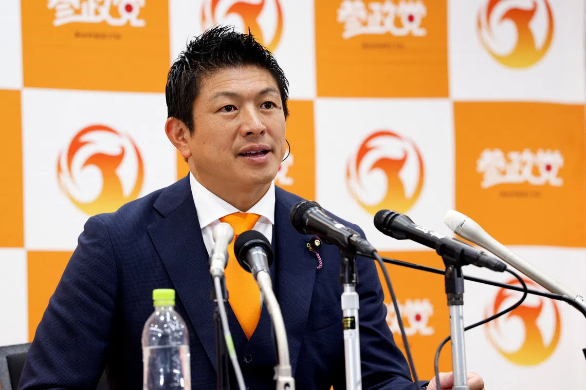 Japan's Sanseito party leader Sohei Kamiya is seeking to raise its international profile to lend credibility to its challenge for power and influence.