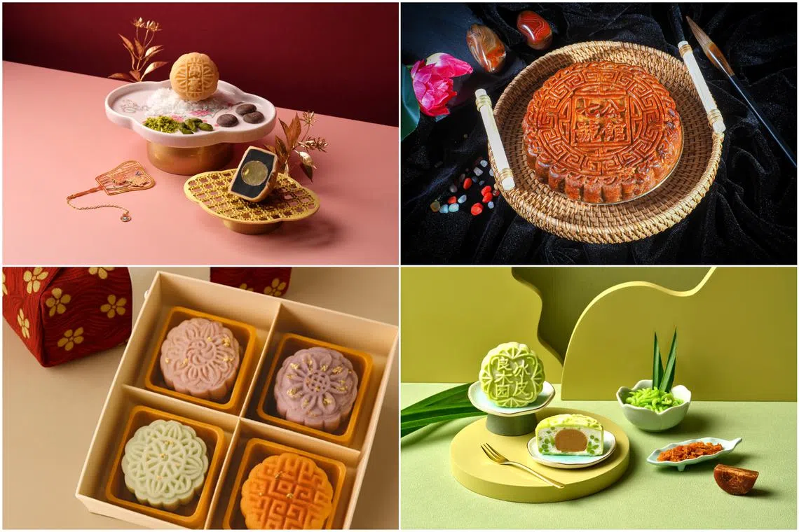 Physical mooncake fairs will commence islandwide in September, with the highly anticipated one by Takashimaya Department Store starting on Sept 4.