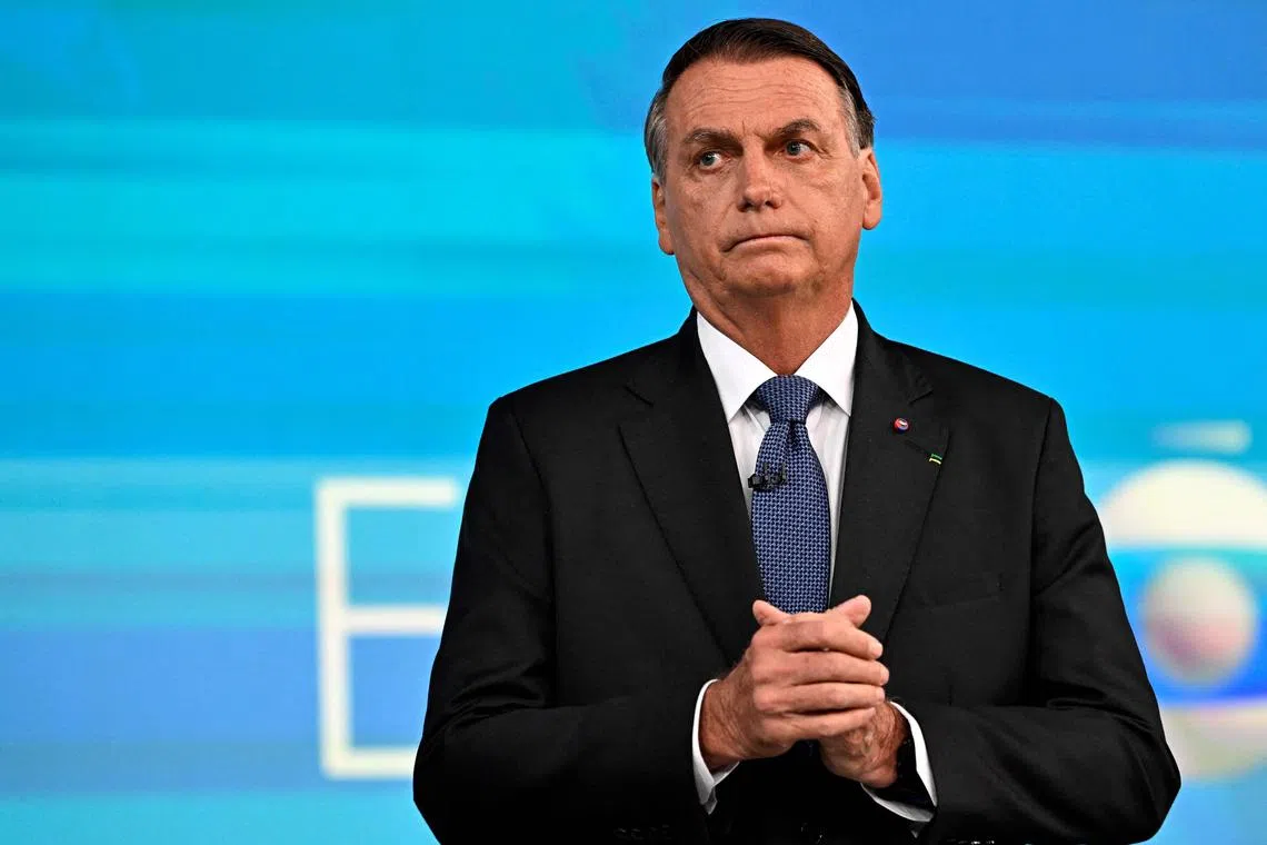 Bolsonaro will be investigated by prosecutors for possible “instigation and intellectual authorship of the anti-democratic acts" that resulted in vandalism and violence in Brasilia last Sunday.