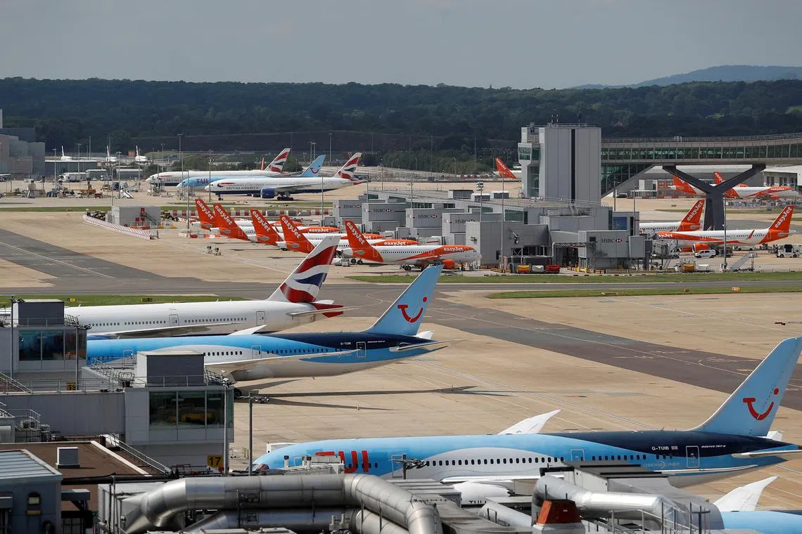 The airport imposed an immediate cap of 800 flights taking off or landing a day until Sunday.