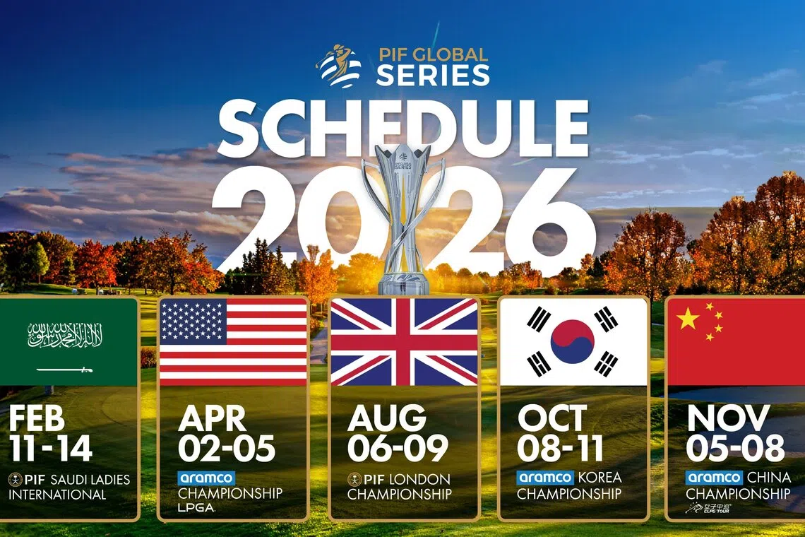 The Aramco Championship will be held from April 2-5 and feature a 120-golfer field with a US$4 million (S$5 million) purse.