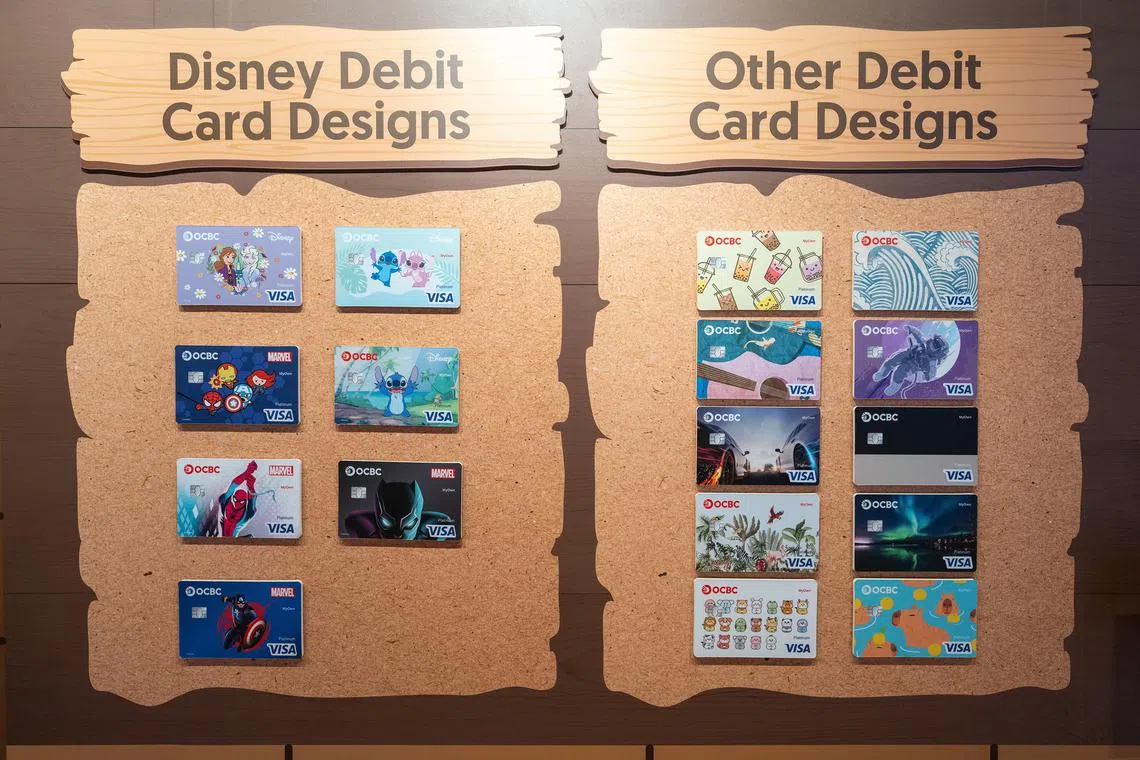 zwcard25 - OCBC has partnered with Disney to offer cards featuring popular Disney and Marvel characters, adding to the selection of card designs available to registrants of the OCBC MyOwn account.

source:  OCBC