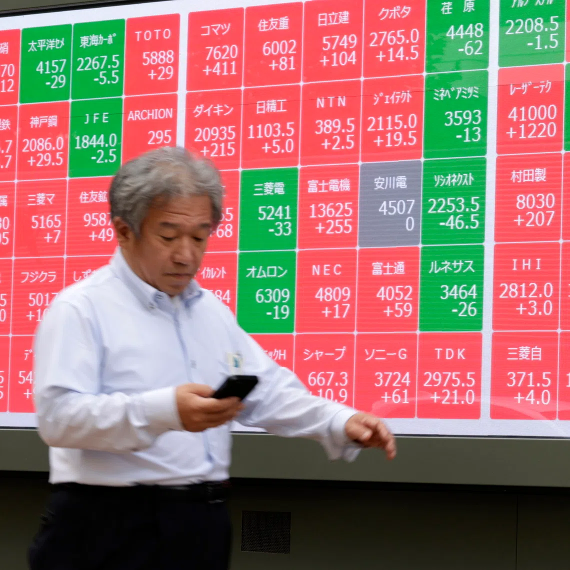 Japan’s Nikkei dropped 1.1% but was set for a gain of 2.8% for the week.