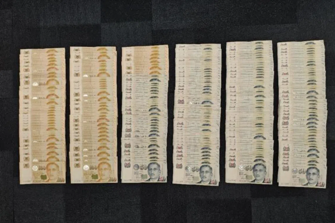 The police also seized $22,000 in cash.