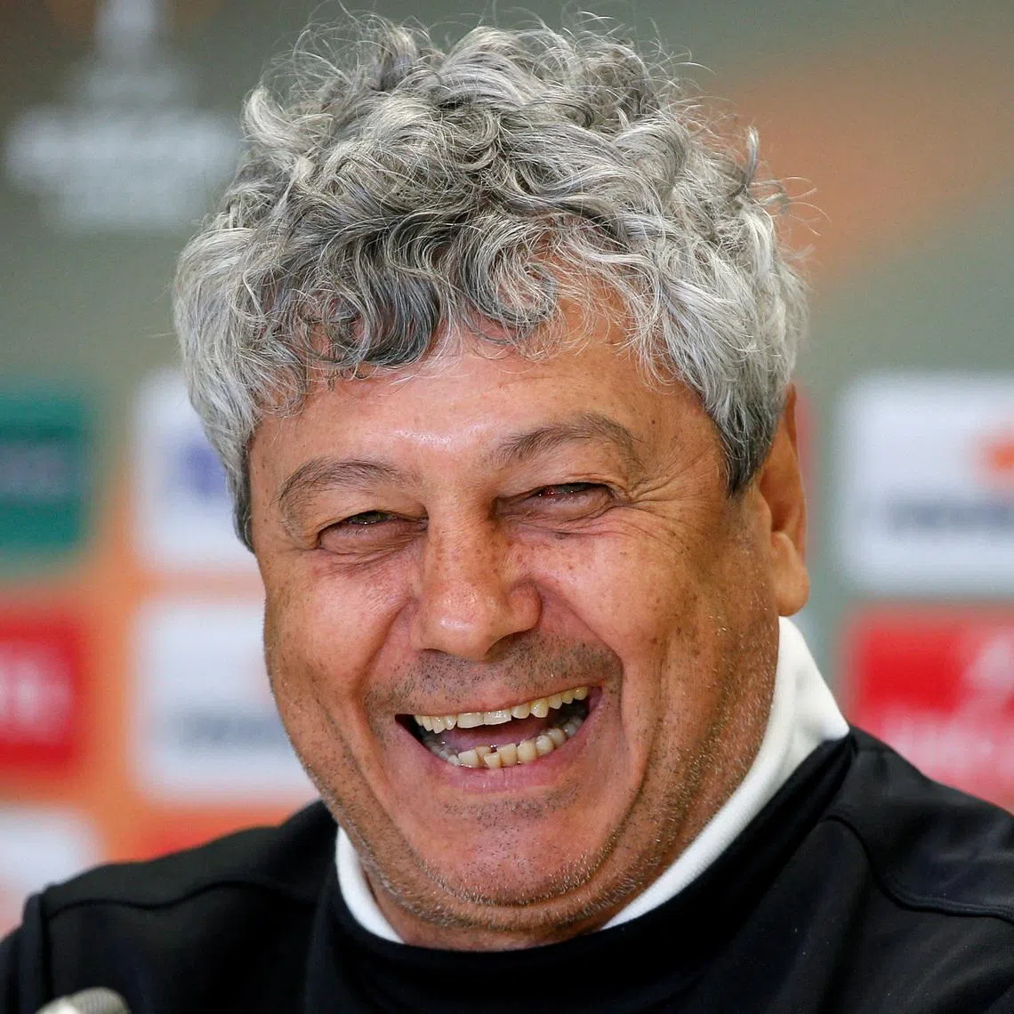 FILE PHOTO: Soccer Football - Shakhtar Donetsk news conference - Europa League - Arena Lviv, Lviv, Ukraine - 13/04/16. Shakhtar Donetsk's coach Mircea Lucescu attends a news conference prior to their UEFA Europa League match against Braga. REUTERS/Gleb Garanich  Action Images via Reuters/File Photo