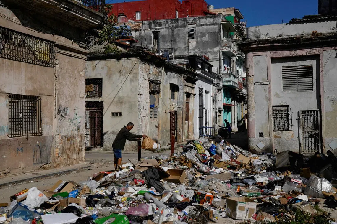 Cuba’s Havana piles with rubbish as US chokehold halts garbage trucks