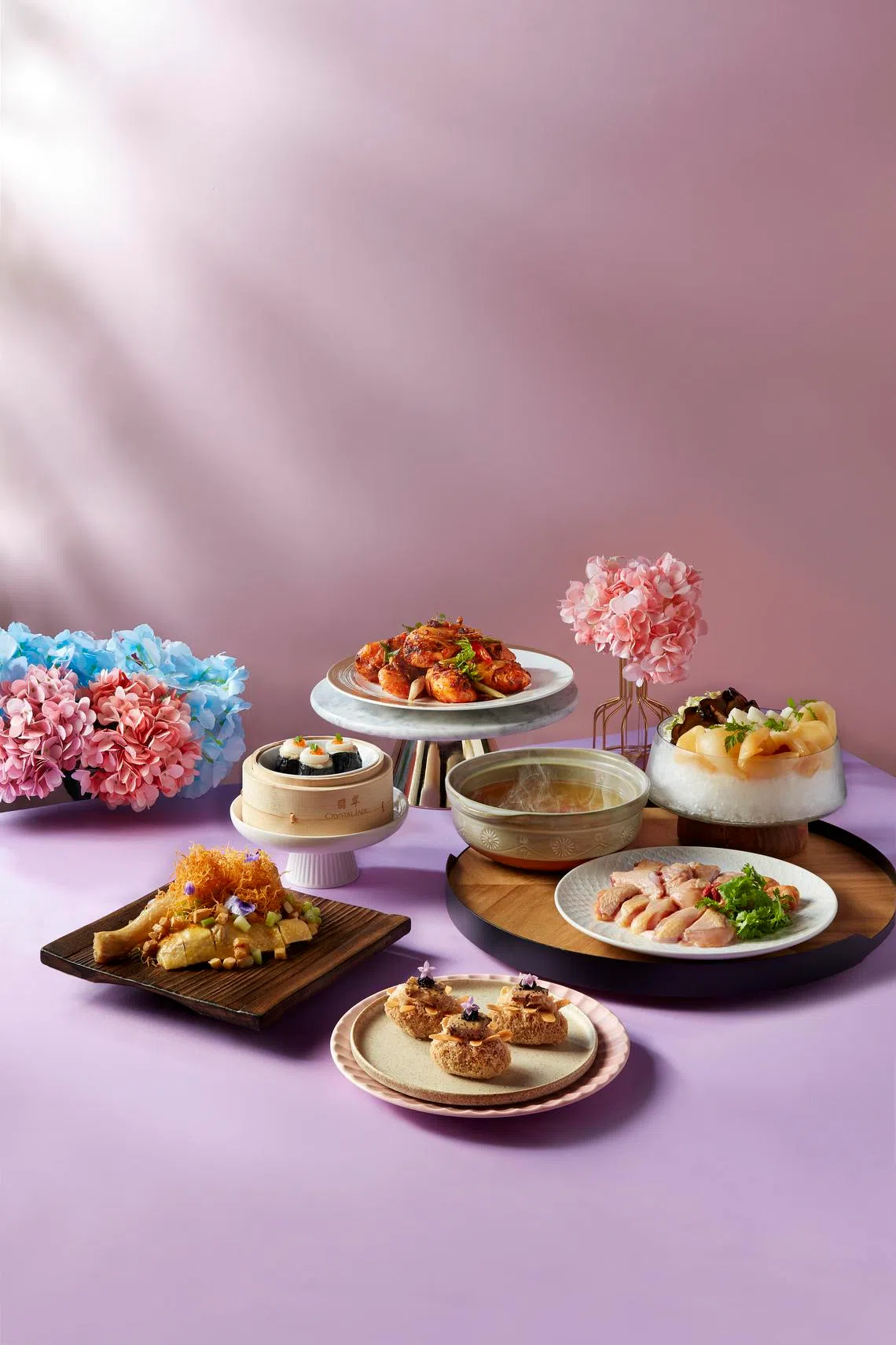Parents’ Day dishes from Crystal Jade Group.