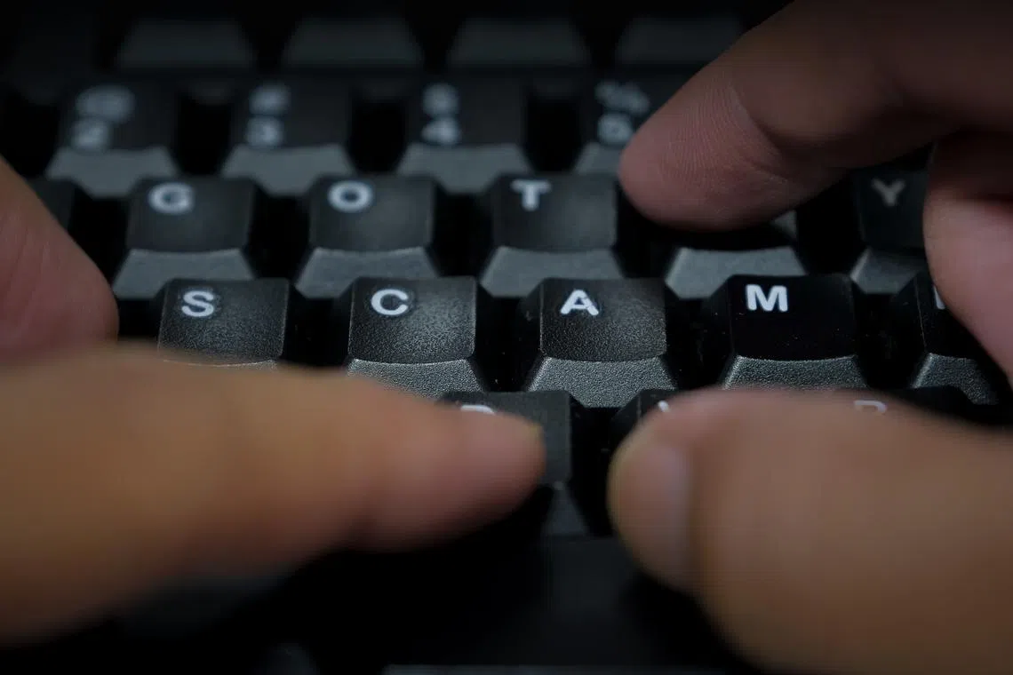 The victim was offered a job as a money changer, but forced to conduct scams by a human trafficking syndicate.