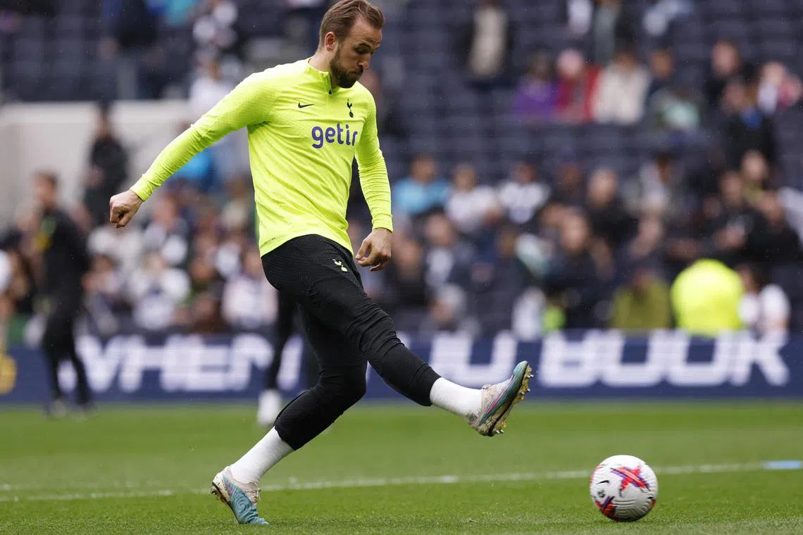 Tottenham striker Harry Kane has scored 26 Premier League goals this season, just behind Manchester City hotshot Erling Haaland's 35.