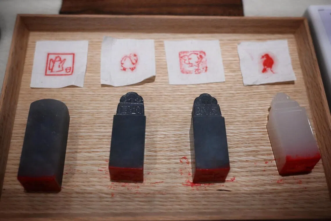 Seals at Fan Chang Tien: Rhythm of the Southern Brush at National Gallery Singapore.