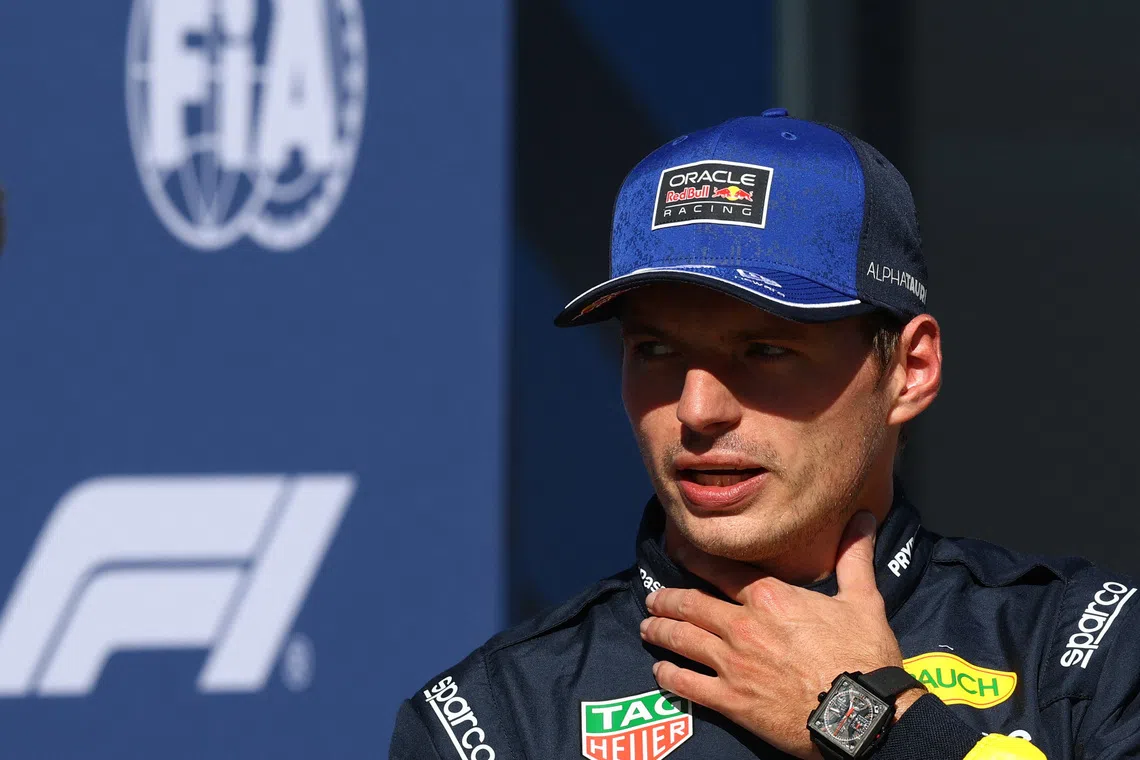 Formula One F1 - Spanish Grand Prix - Madring, Madrid, Spain - September 12, 2026 Red Bull's Max Verstappen after finishing in third place during qualifying REUTERS/Albert Gea
