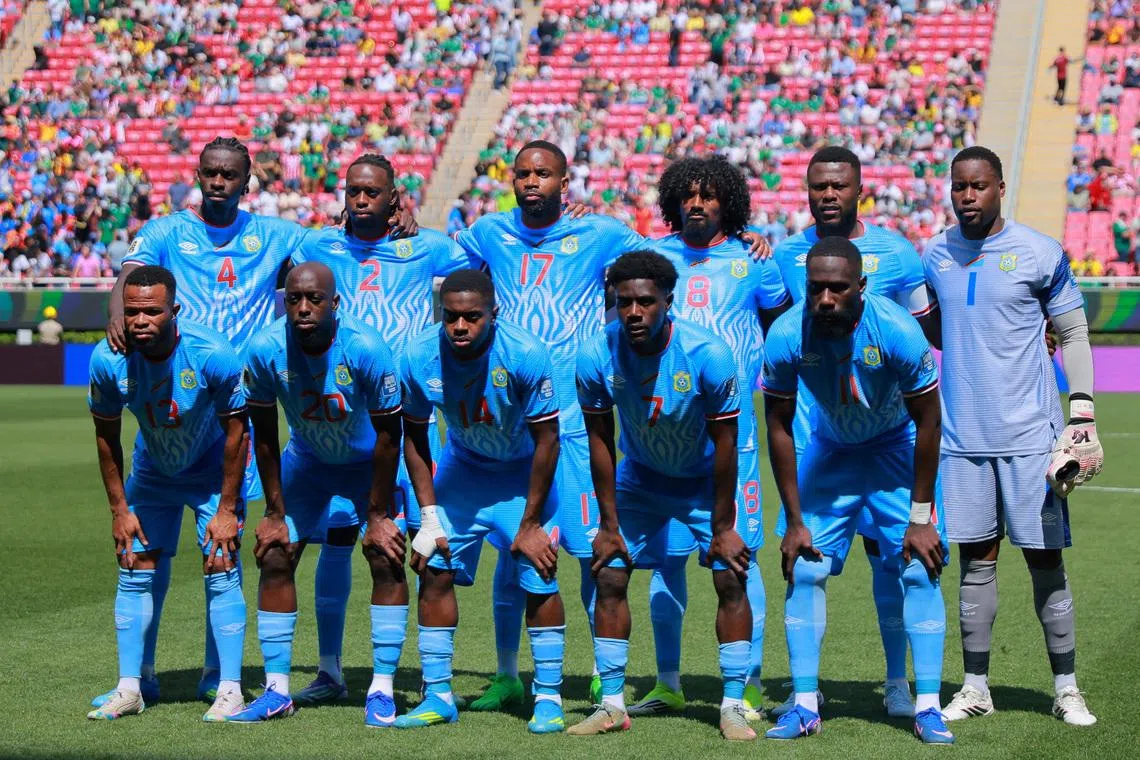 FILE PHOTO: Soccer Football - FIFA World Cup - Inter-Confederation Playoffs - Final - DR Congo v Jamaica - Estadio Guadalajara, Guadalajara, Mexico - March 31, 2026 DR Congo players pose for a team group photo before the match REUTERS/Eloisa Sanchez/File Photo
