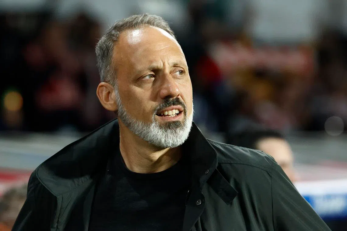 Soccer Football - Copa del Rey - Semi Final - Second Leg - Real Sociedad v Athletic Bilbao - Reale Arena, San Sebastian, Spain - March 4, 2026 Real Sociedad coach Pellegrino Matarazzo during the match REUTERS/Vincent West