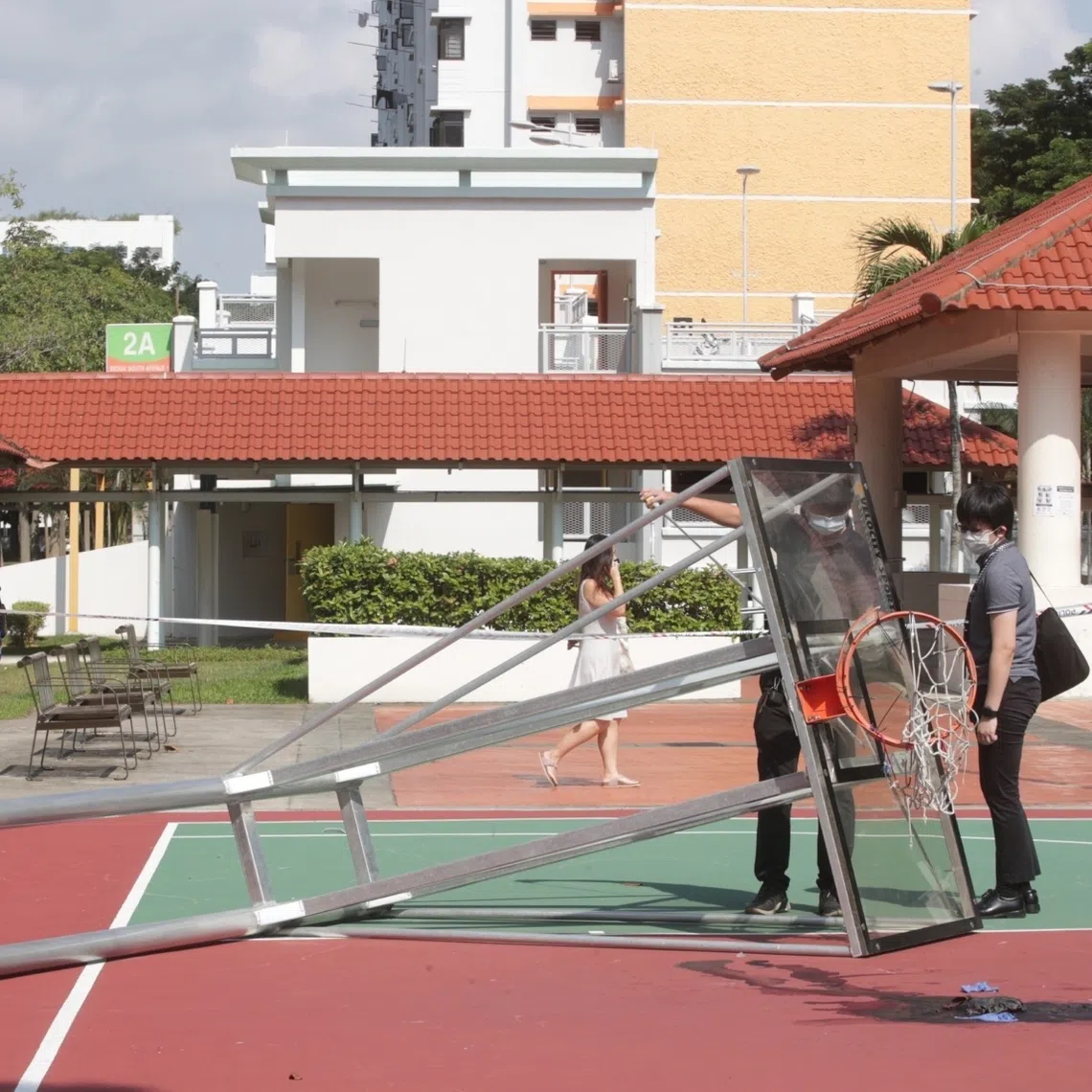 The teenager died on July 26, 2021 while playing basketball at a court near Block 18 Bedok South Road.