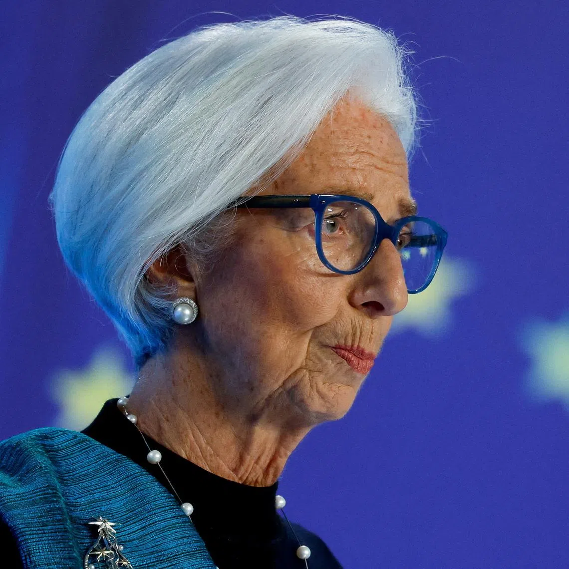 FILE PHOTO: European Central Bank (ECB) President Christine Lagarde addresses the media after the ECB's Governing Council meeting, at the ECB headquarters in Frankfurt, Germany, December 18, 2025. REUTERS/Heiko Becker/File Photo