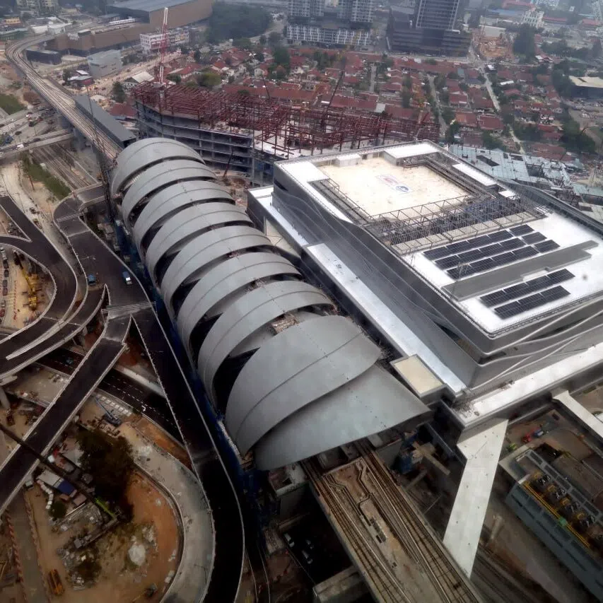 A view of the Bukit Chagar RTS station.