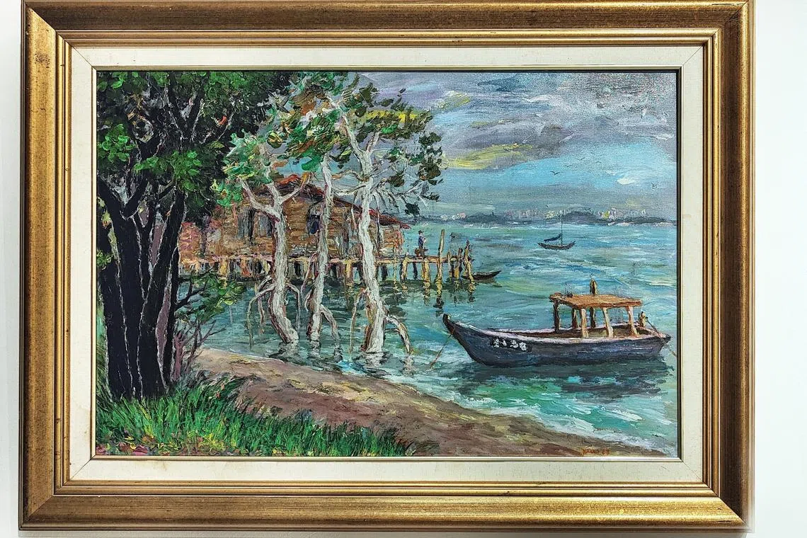Most of Ho Kah Leong's paintings at the exhibition have been created in the past three years.