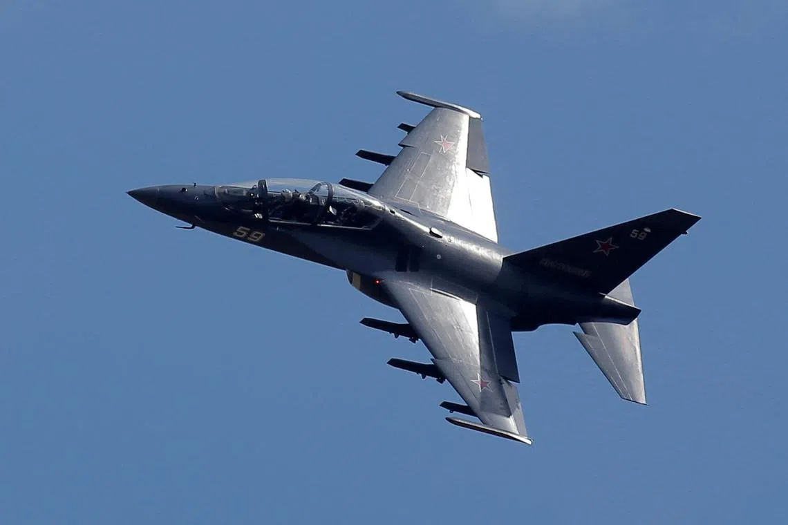 The Russian-made Yak-130 aircraft went down during a training flight in dense forest in Ia Pa district.