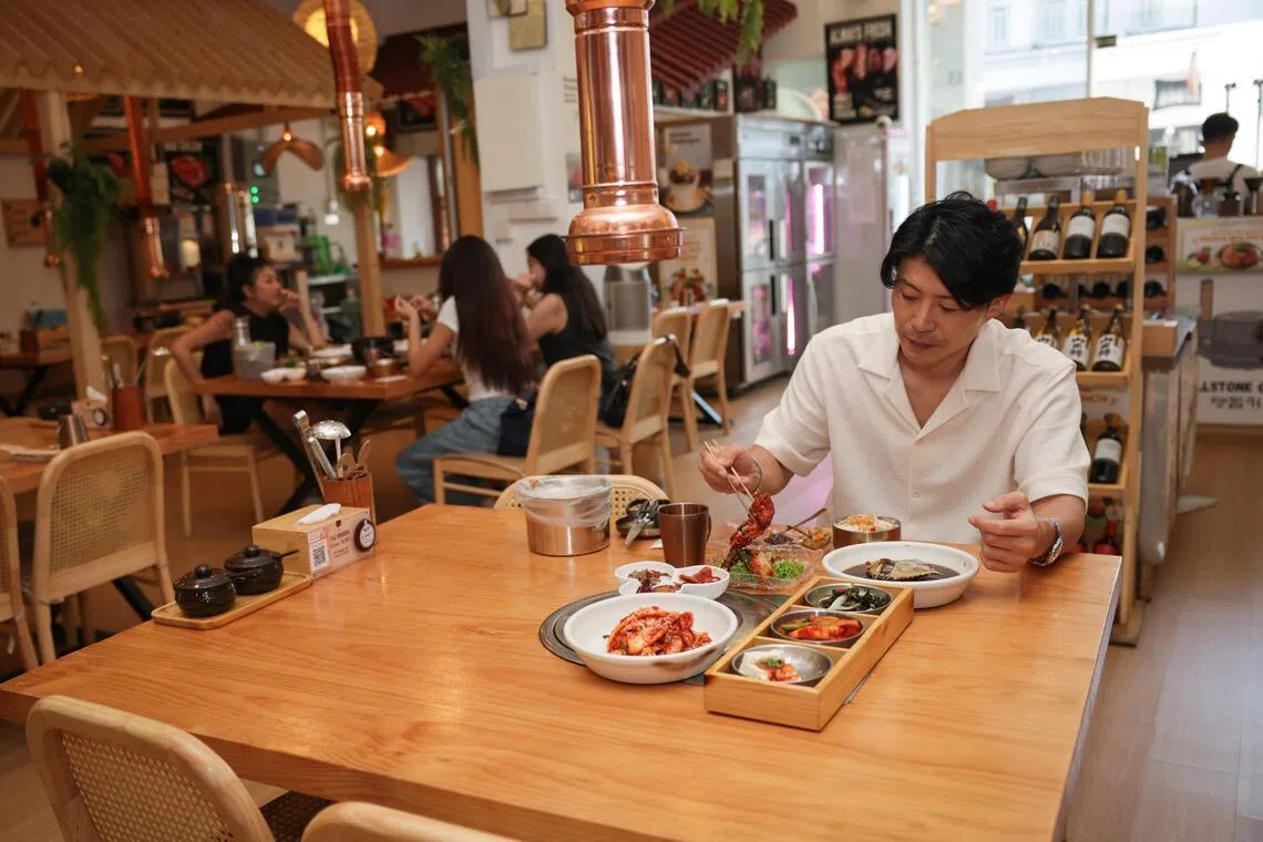 Solo diners can order the Ganjang Gejang set at Hansik Dining Collective. It comes with rice, a drink and three crabs marinated two ways.  