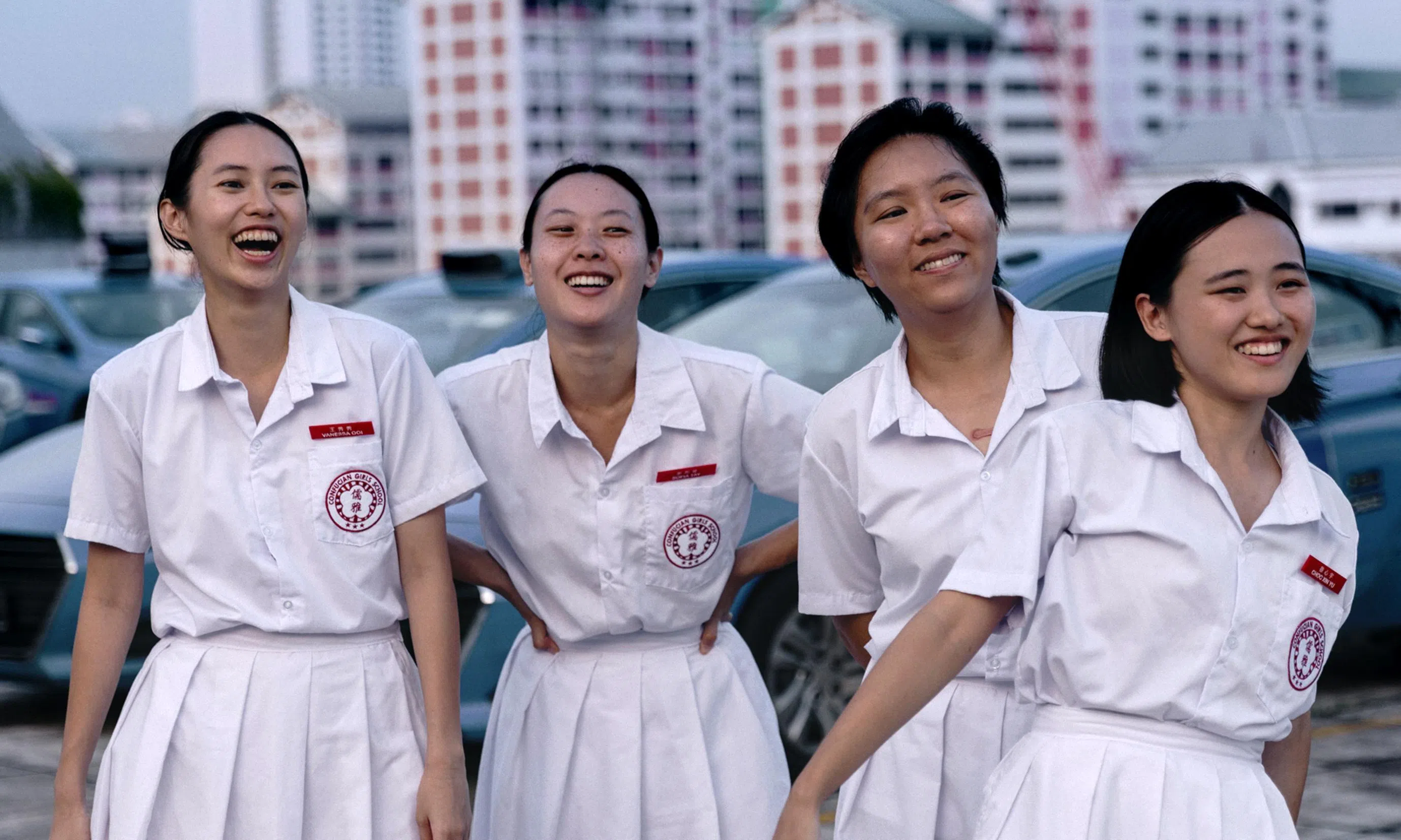(From left) Nicole Lee, Lim Shi-An, Genevieve Tan and Ranice Tay in Amoeba.