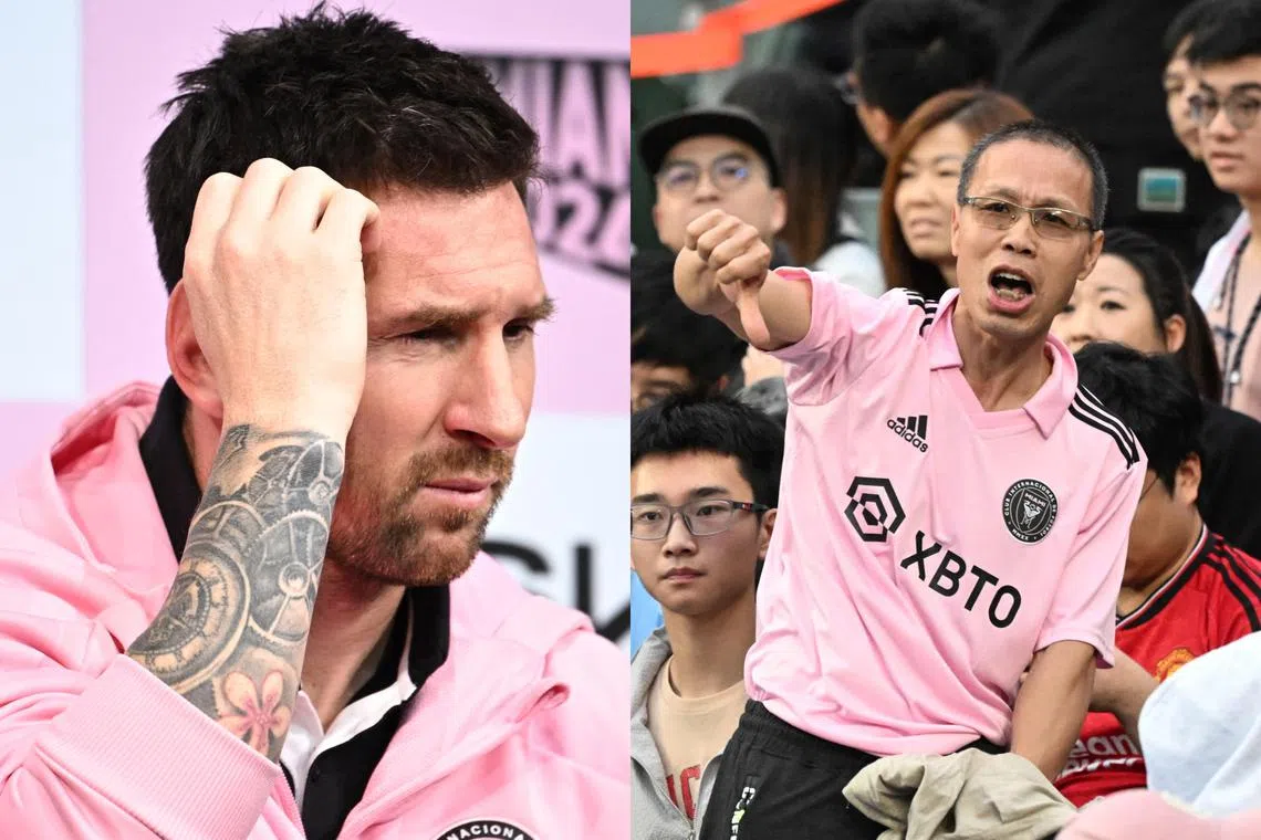 Hong Kong fans were angered that Lionel Messi was a no-show for Inter Miami's match against League XI.