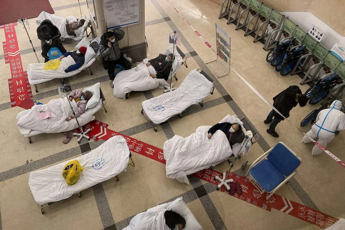 The government said earlier this month that China currently has 138,100 intensive care beds, or about 10 per 100,000 people.
