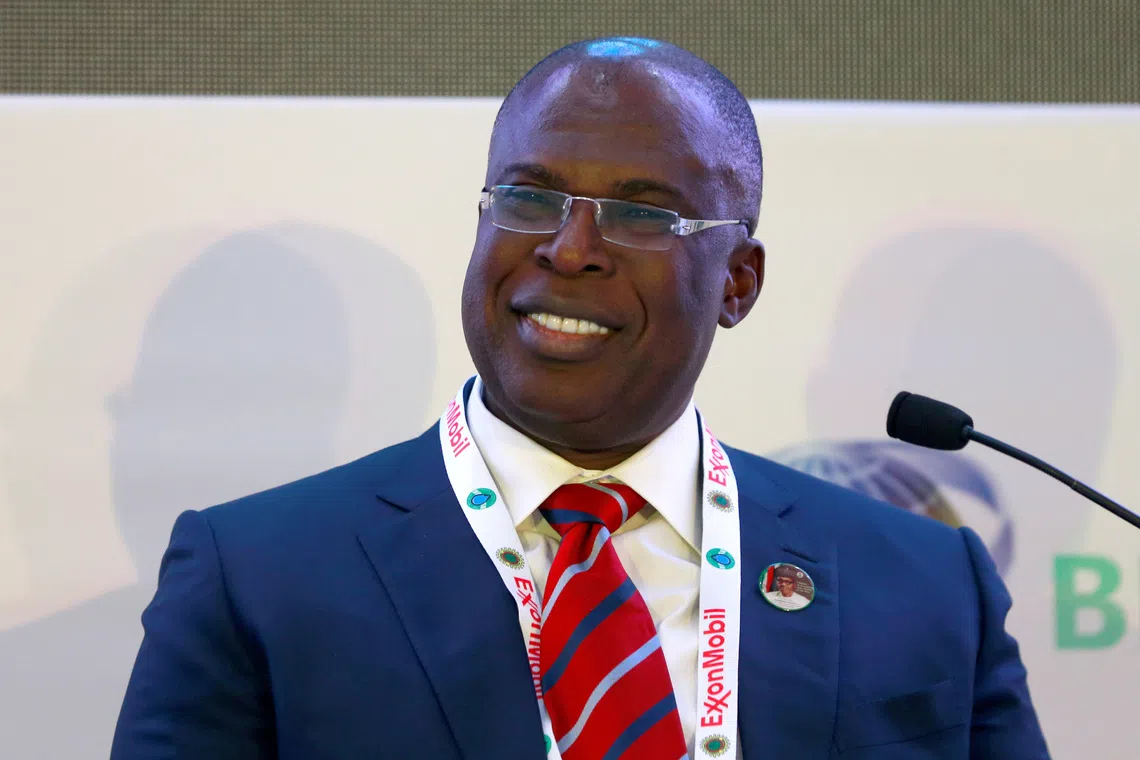 Timipre Sylva attends the Nigerian International Petroleum Summit in Abuja, Nigeria, on February 10, 2020. REUTERS/Afolabi Sotunde
