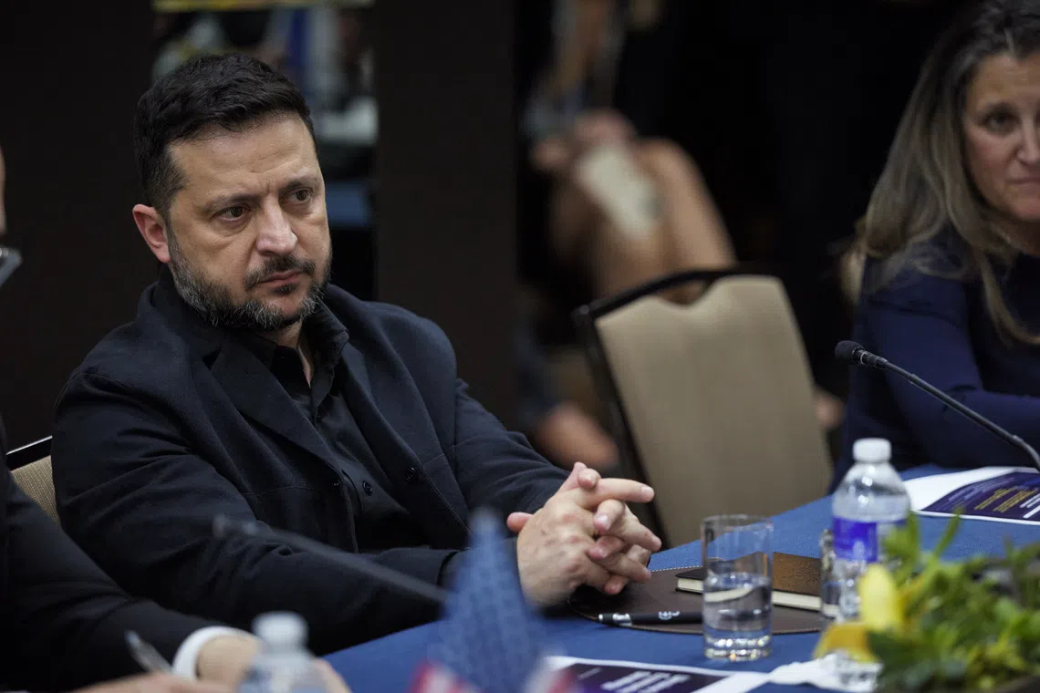 Zelensky, Wall Street executives hold talks on Ukraine’s reconstruction