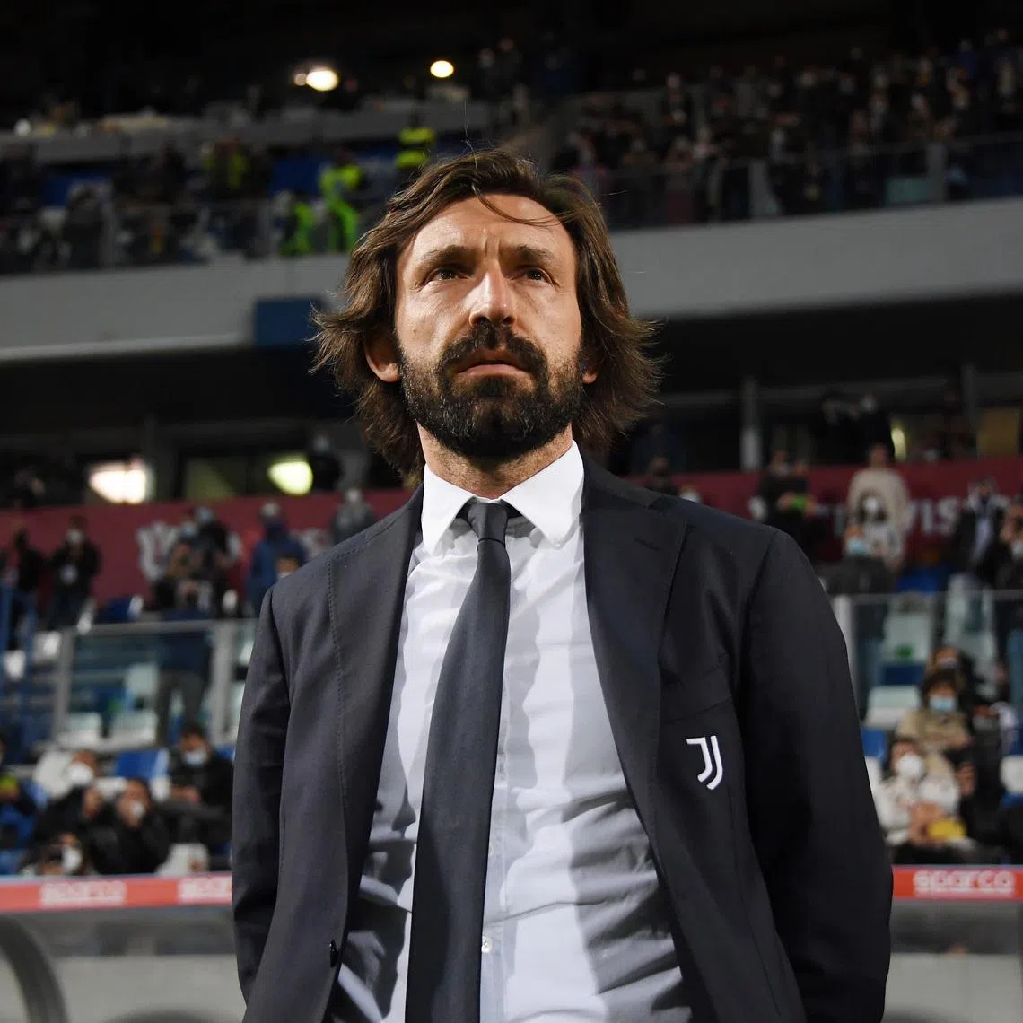 FILE PHOTO: Soccer Football - Coppa Italia - Final - Atalanta v Juventus - Mapei Stadium - Citta del Tricolore, Reggio Emilia, Italy - May 19, 2021 Juventus coach Andrea Pirlo before the match REUTERS/Alberto Lingria/ File Photo
