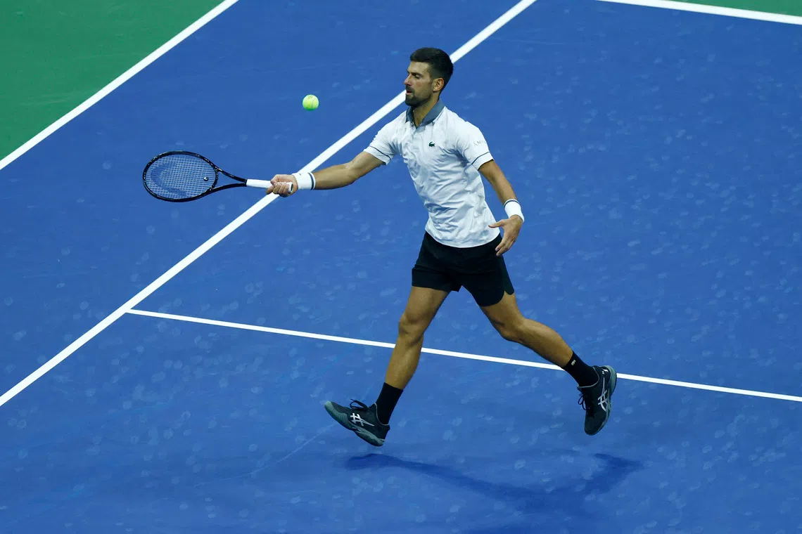 Novak Djokovic was stunned in the first round of the US Open.