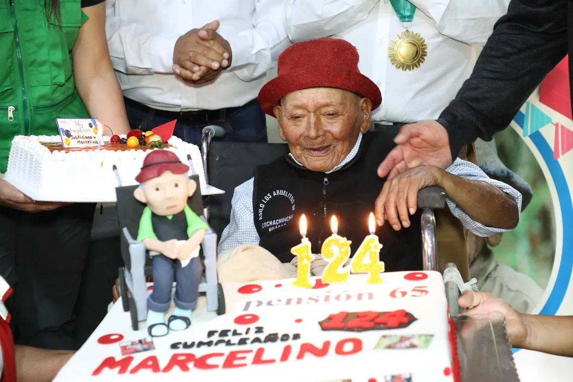Celebrating his 124th birthday on April 5, Abad says his secrets to vitality include a diet rich in fruits, as well in lamb meat.