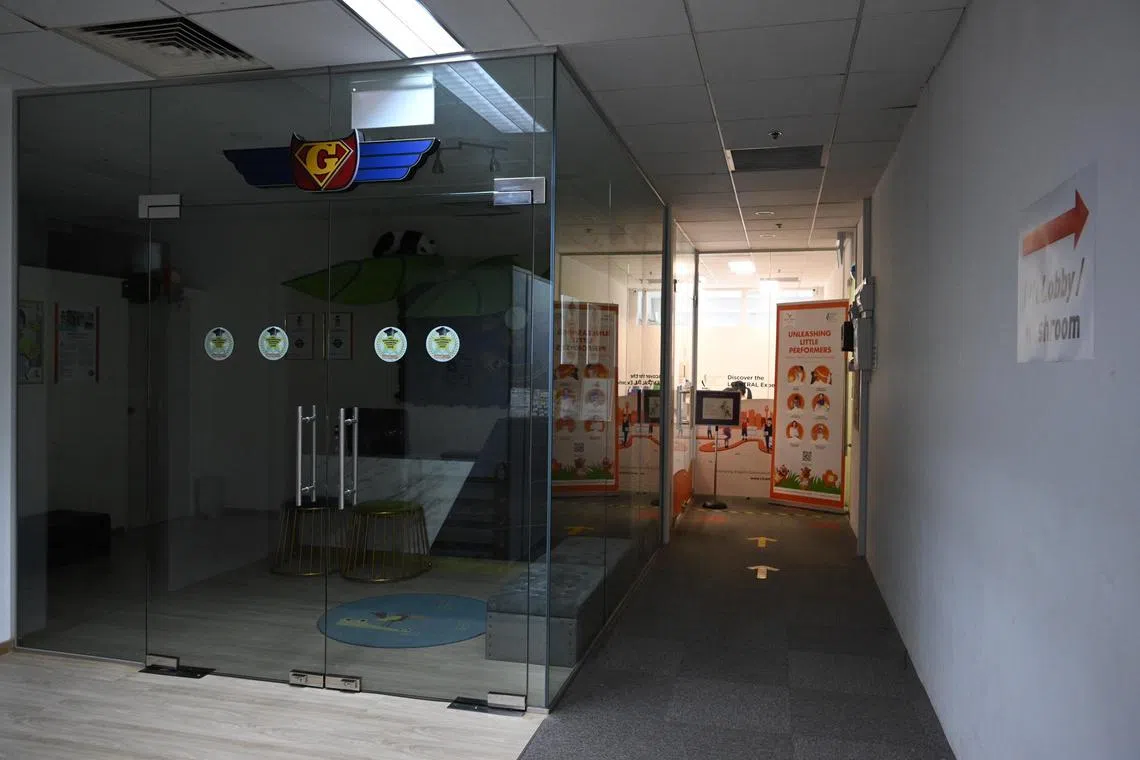 Genius League suddenly closed down on Monday. Parents of students enrolled at the enrichment centre have filed complaints to Case and lodged police reports to seek recourse. Exterior of the  center’s branch in Tampines.