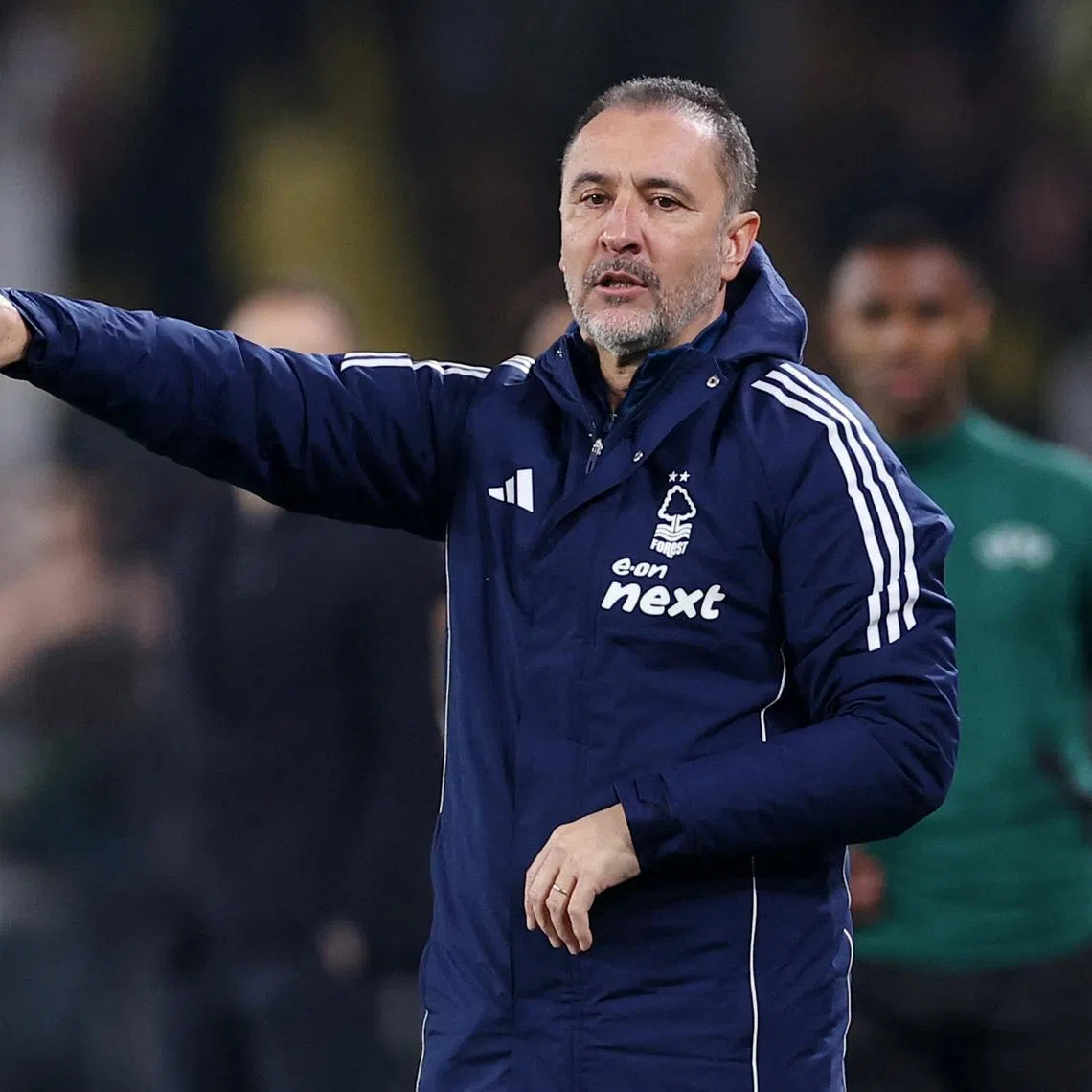 Soccer Football - UEFA Europa League - Play Off - First Leg - Fenerbahce v Nottingham Forest - Sukru Saracoglu Stadium, Istanbul, Turkey - February 19, 2026 Nottingham Forest manager Vitor Pereira during the match REUTERS/Umit Bektas