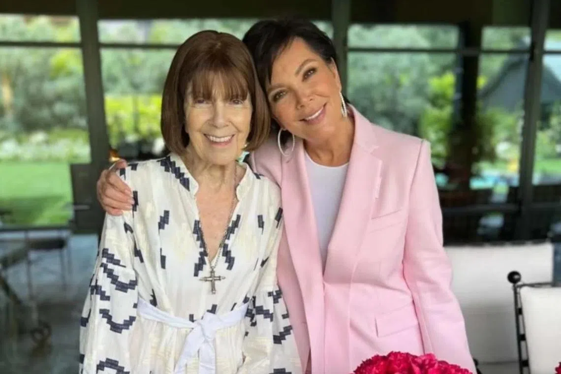 Kris Jenner (right) described her mother, Mary Jo Shannon (left), as the heart of the family.
