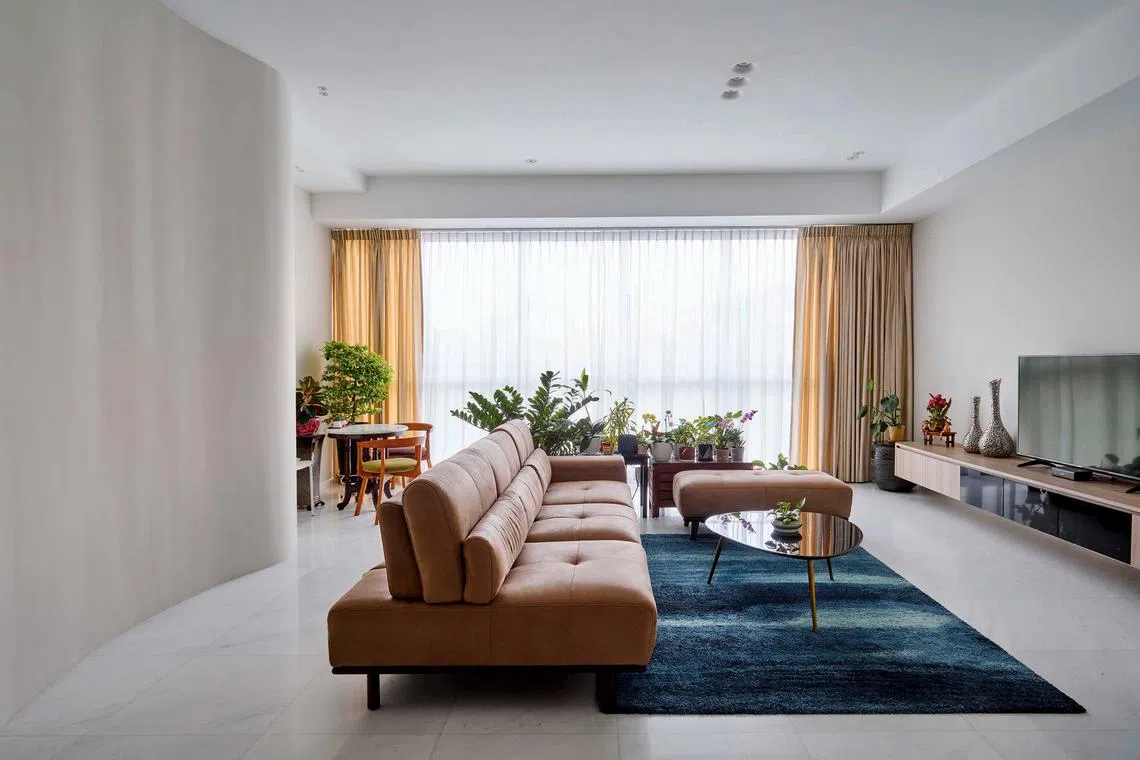 This couple in their 60s revamped this condominium unit into their dream retirement home.