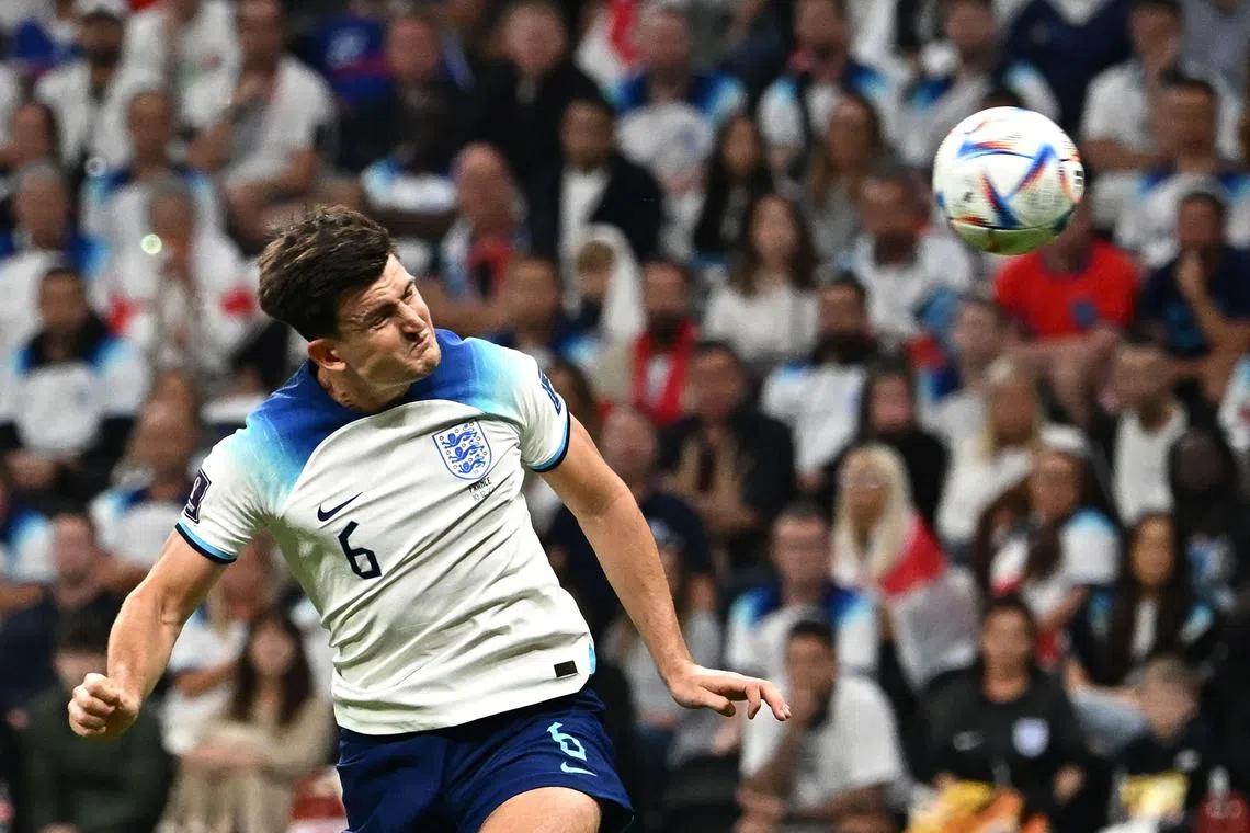 England defender Harry Maguire played in all five games at the World Cup, where the Three Lions exited at the quarter-final stage following their 2-1 defeat by France on Saturday.