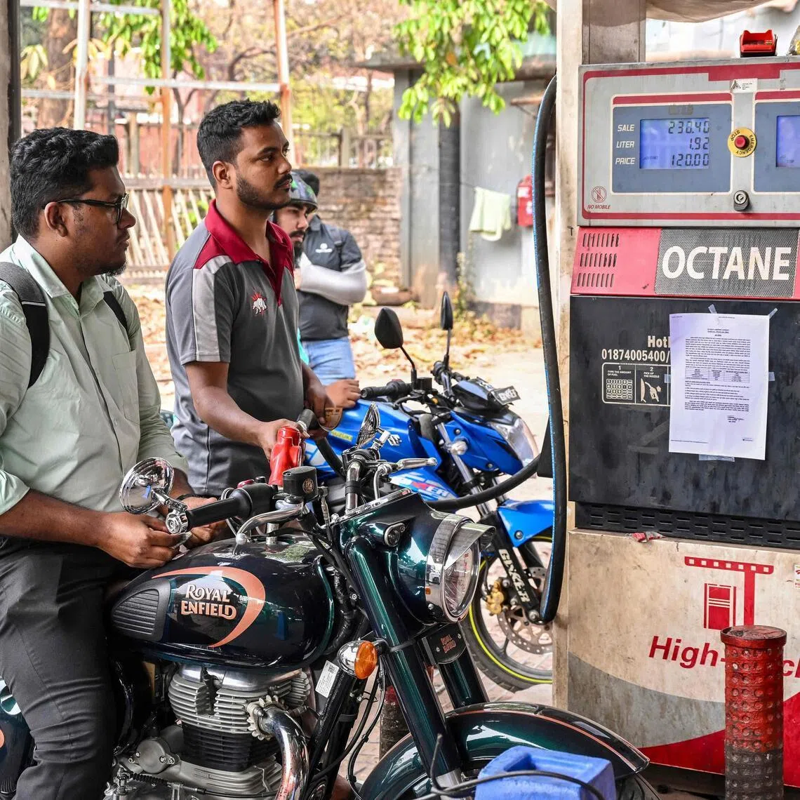 Bangladesh imports 95 per cent of its oil and petrol needs.