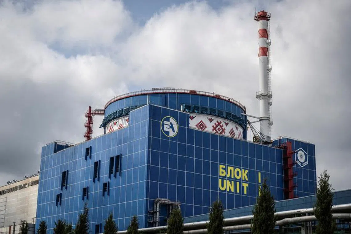 FILE PHOTO: A general view shows the Khmelnytskyi Nuclear Power Plant near the city of Netishyn, Khmelnytskyi region, Ukraine August 31, 2023. REUTERS/Viacheslav Ratynskyi/File Photo