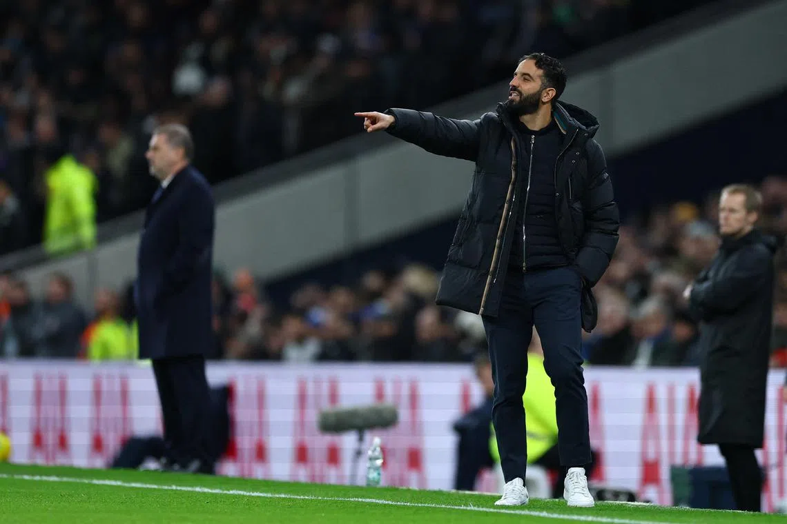 Manchester United manager Ruben Amorim is aiming to get back to winning ways following a League Cup quarter-final loss to Tottenham Hotspur.
