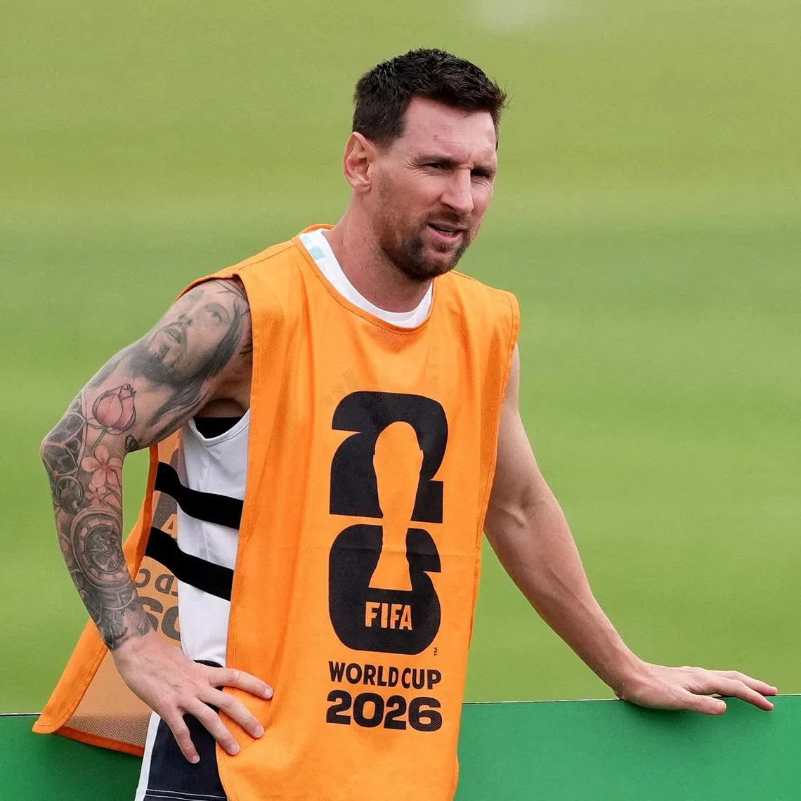 Soccer Football - FIFA World Cup 2026 - Argentina Training - Compass Minerals National Performance Center, Kansas City, Kansas, U.S. - June 26, 2026 Argentina's Lionel Messi during training IMAGN IMAGES via Reuters/Jay Biggerstaff