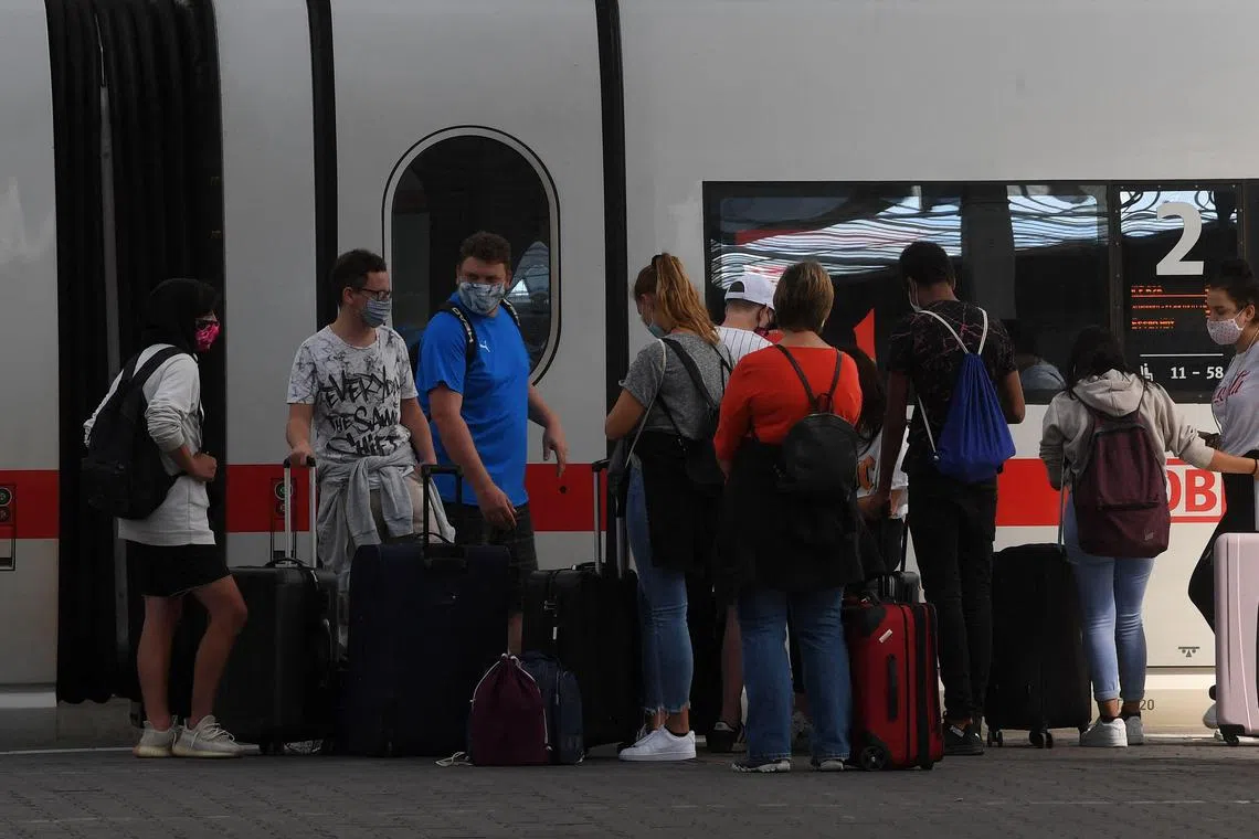 A number of German states had already relaxed mask rules in regional public transport.