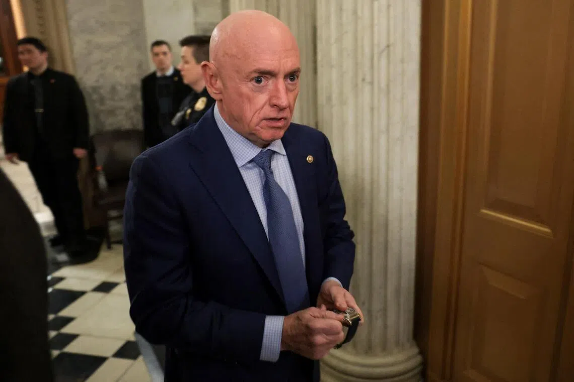 US Senator Mark Kelly asked the court to declare a censure letter placed in his file as well as efforts to potentially reduce his military rank in retirement – and thus his pension – to be “unlawful and unconstitutional.”